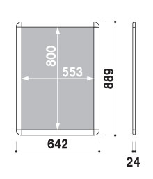 A1対応タイプ寸法図