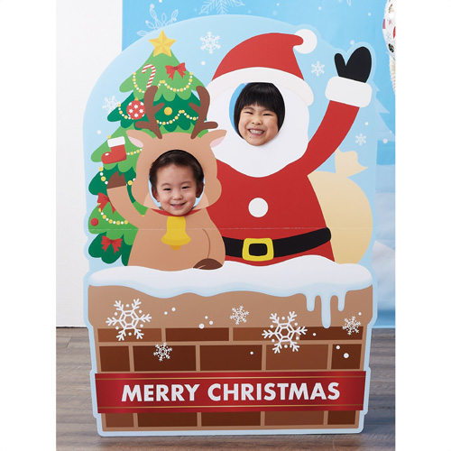 顔出しパネル【サンタ&トナカイ 】