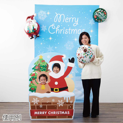 顔出しパネル【サンタ&トナカイ 】