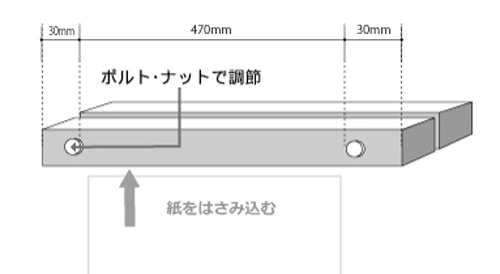めくり台上部仕様図