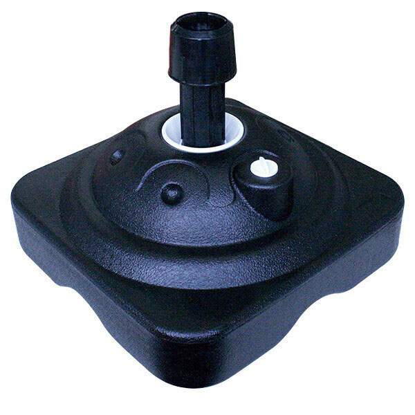 のぼり旗用・注水台(角型10L)【ブラック】