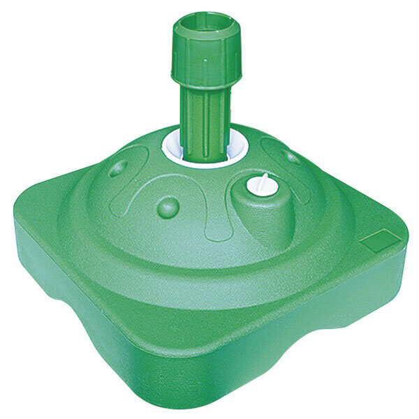 のぼり旗用・注水台(角型10L)【グリーン】