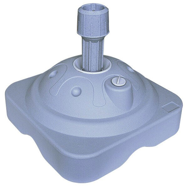 のぼり旗用・注水台(角型10L)【グレー】